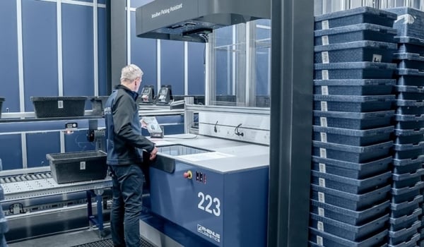 Automated Picking System for Warehouse Efficiency - AutoStore by Kardex