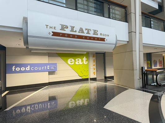 The Plate Food Court at McCormick Place Convention Center in Chicago