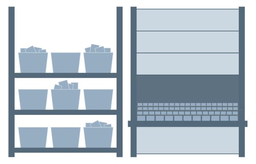 warehouse product storage graphic