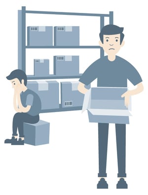warehouse part shortages graphic