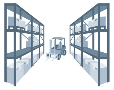 warehouse forklift graphic