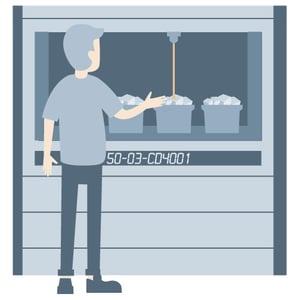 warehouse picking graphic