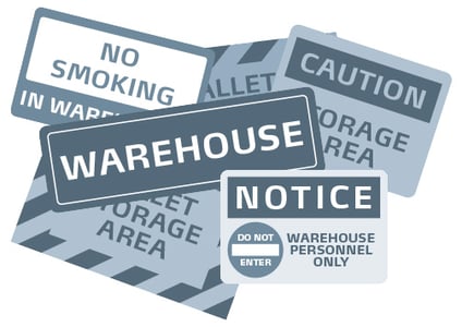 warehouse signage graphic