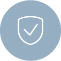 Ícone Kardex com distintivo de confiança