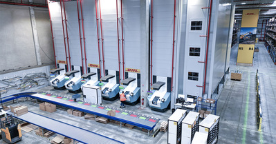 Entrepôt équipé de Vertical Buffer Modul Kardex