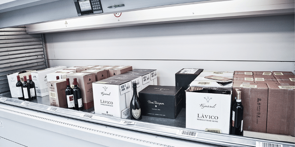 VLM inventory organization of wine and beer