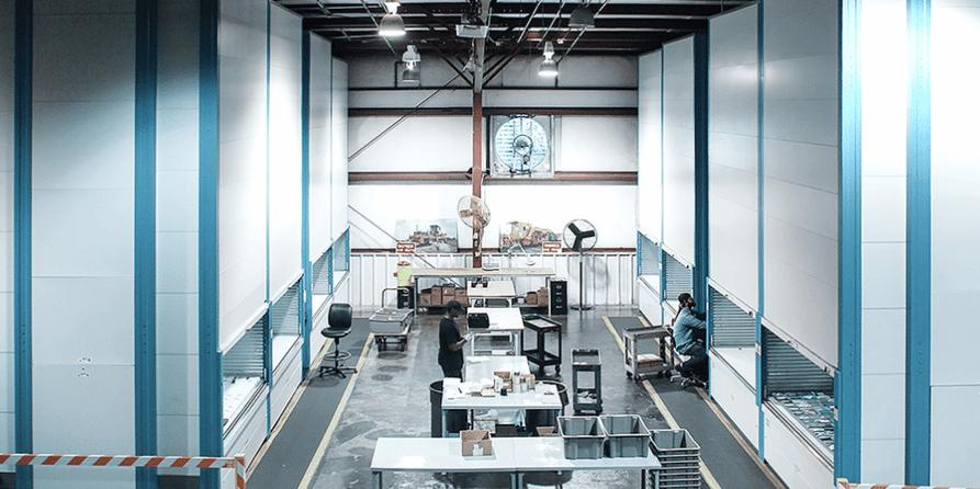 mro storage for a large scale operation