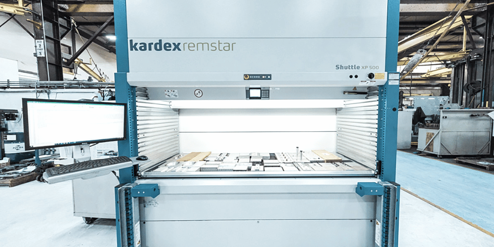 a single vertical lift module