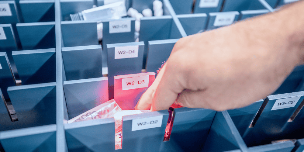 inventory management - small part picking VLMs for automotive manufacturing