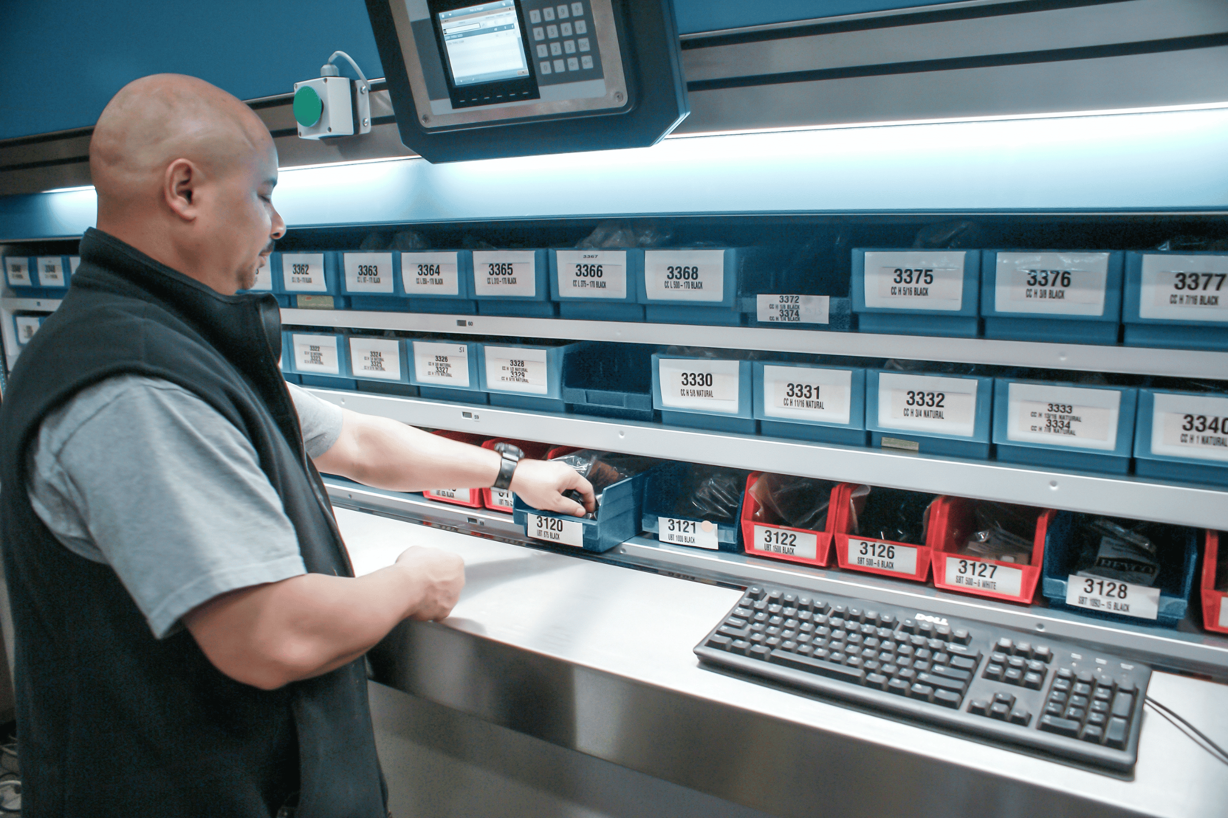 slotting optimization with barcoding