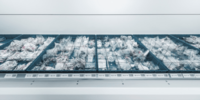 a highly organized vlm tray showing small parts storage