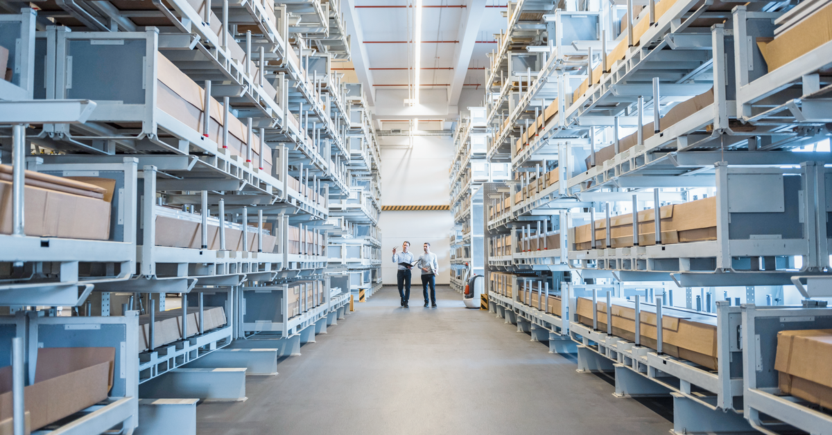 wholesale ecommerce warehouse floor