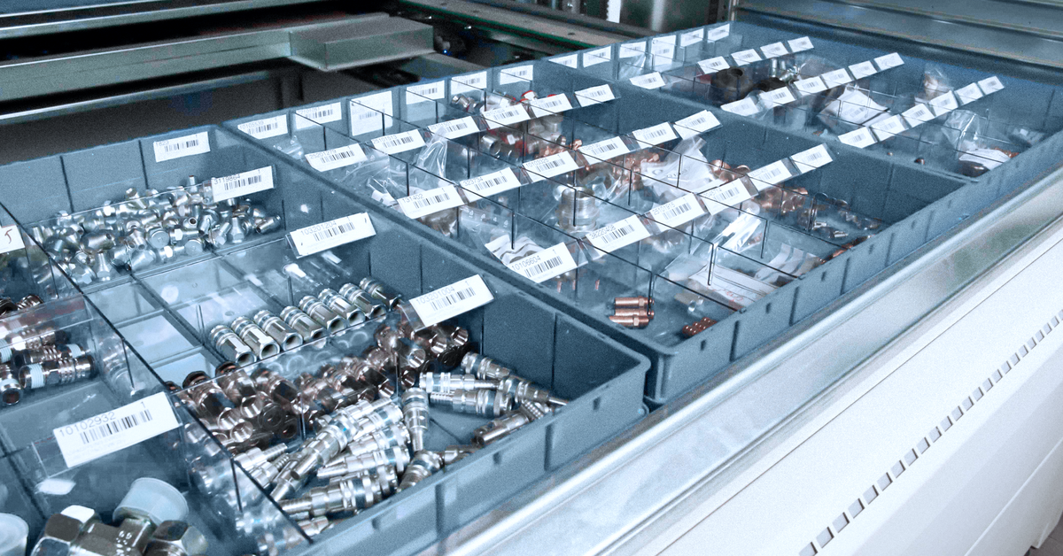 dynamic slotting in a vlm with barcodes