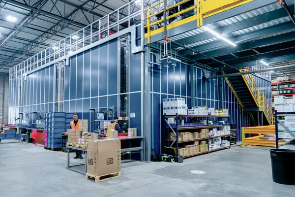 autostore for material handling