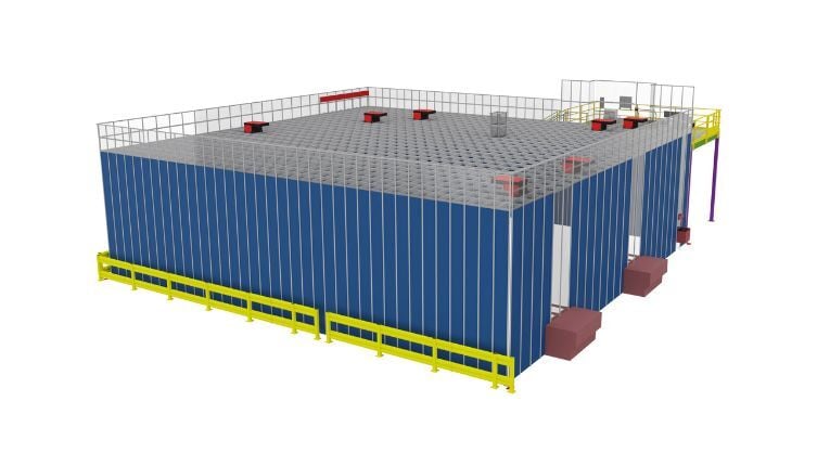 AutoStore 3D Rendering - WEG Electric Corp. | Kardex