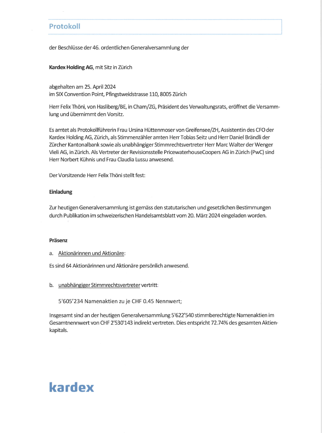 AGM 2024 Resolution Minutes