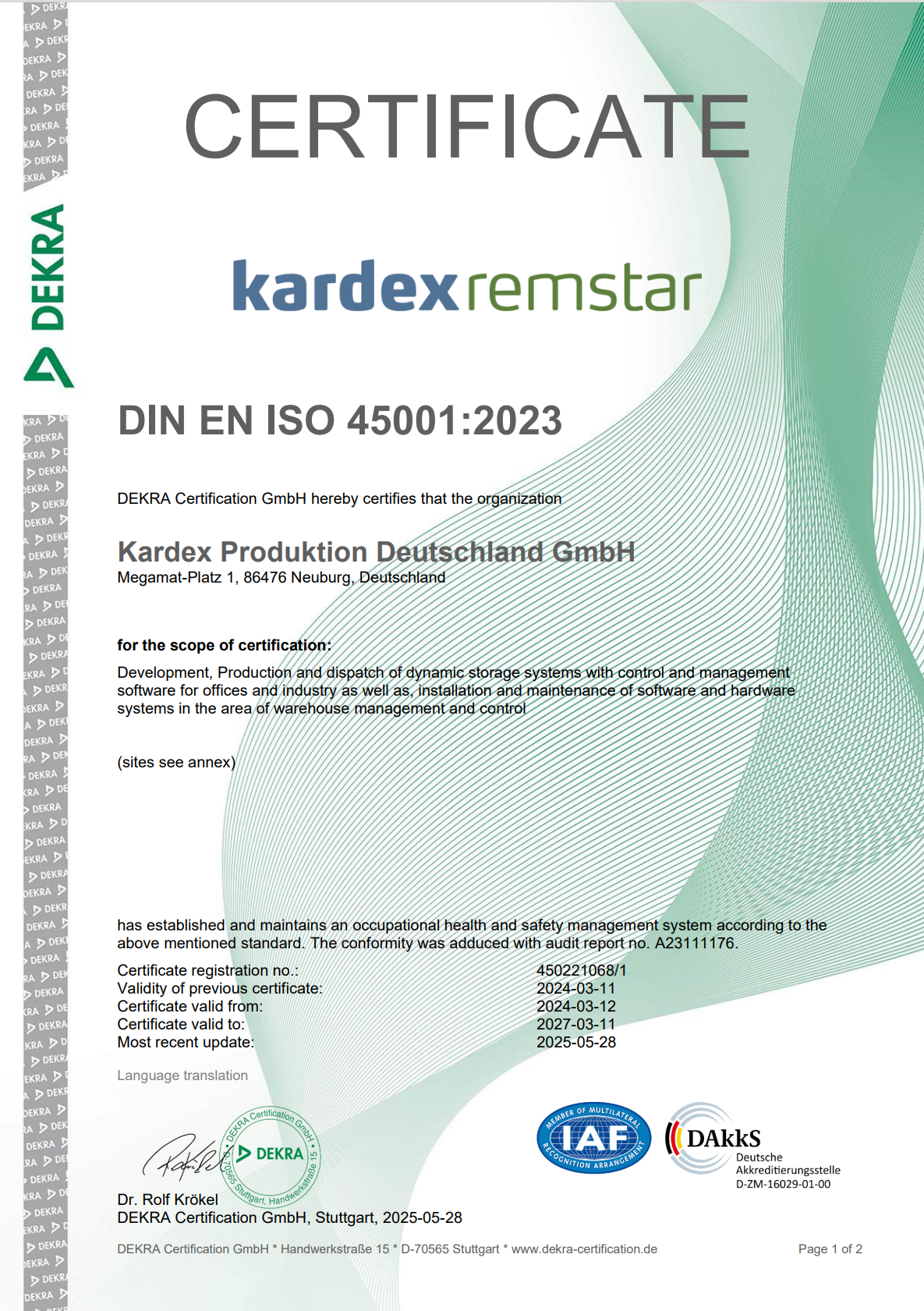 DIN EN ISO 45001 2023 EN