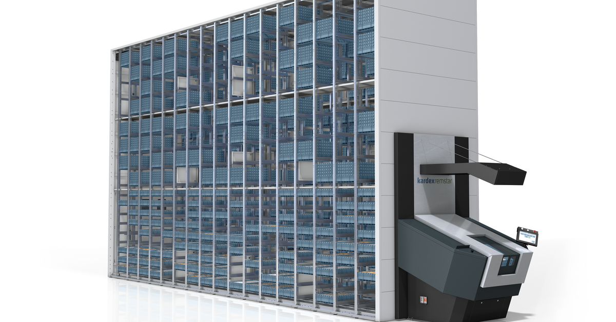Kardex Miniload-in-a-Box; Vertical Buffer Module (VBM) | Kardex