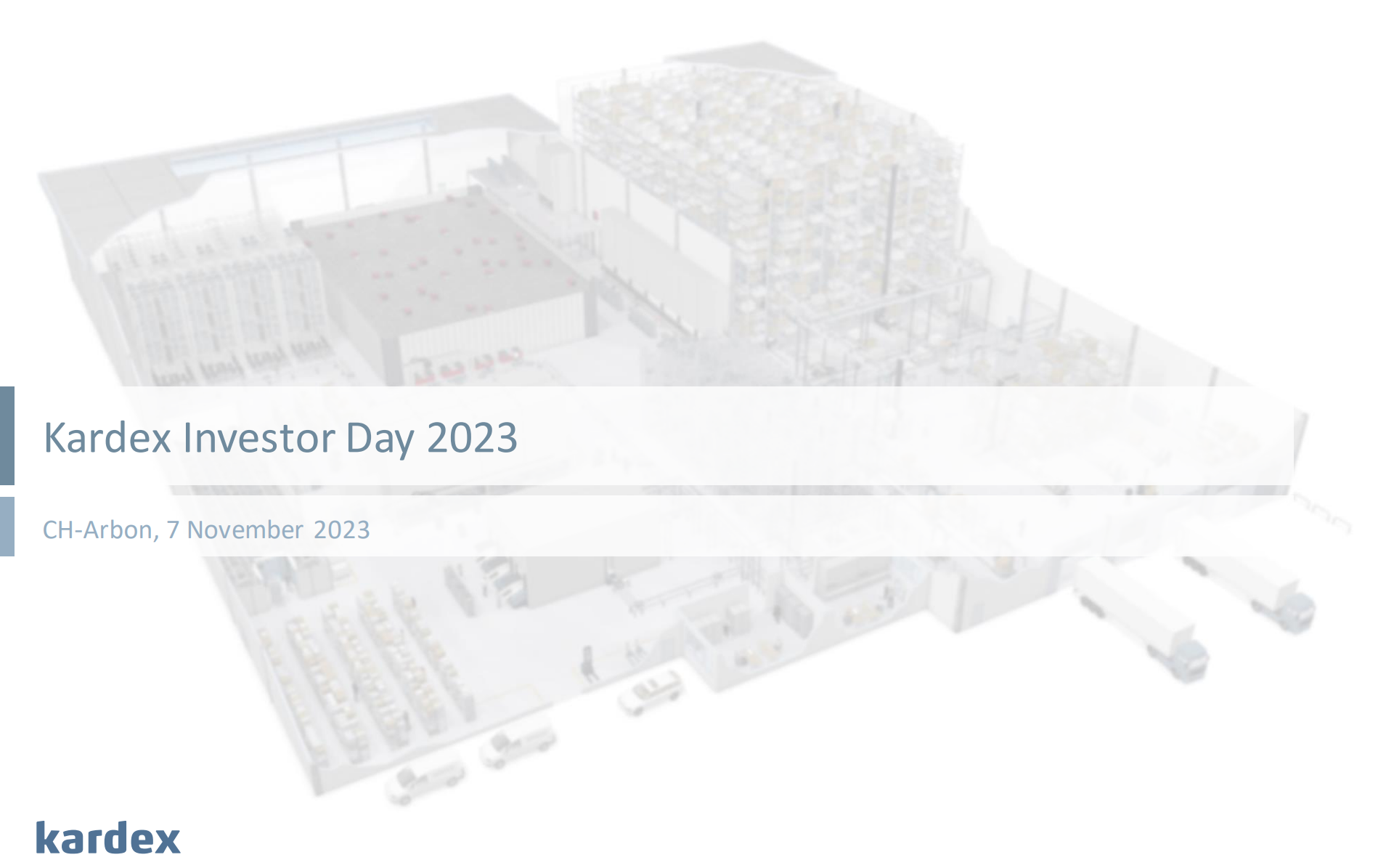 Kardex Investor Day 2023