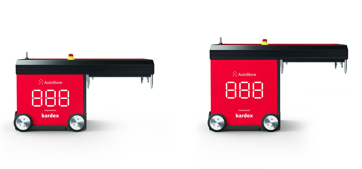 AutoStore R5+ and R5 Red Line Robots