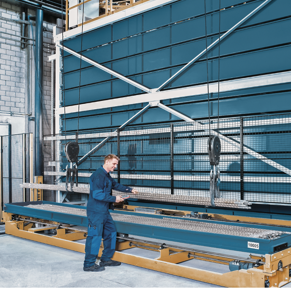 heavy duty VLM for long goods